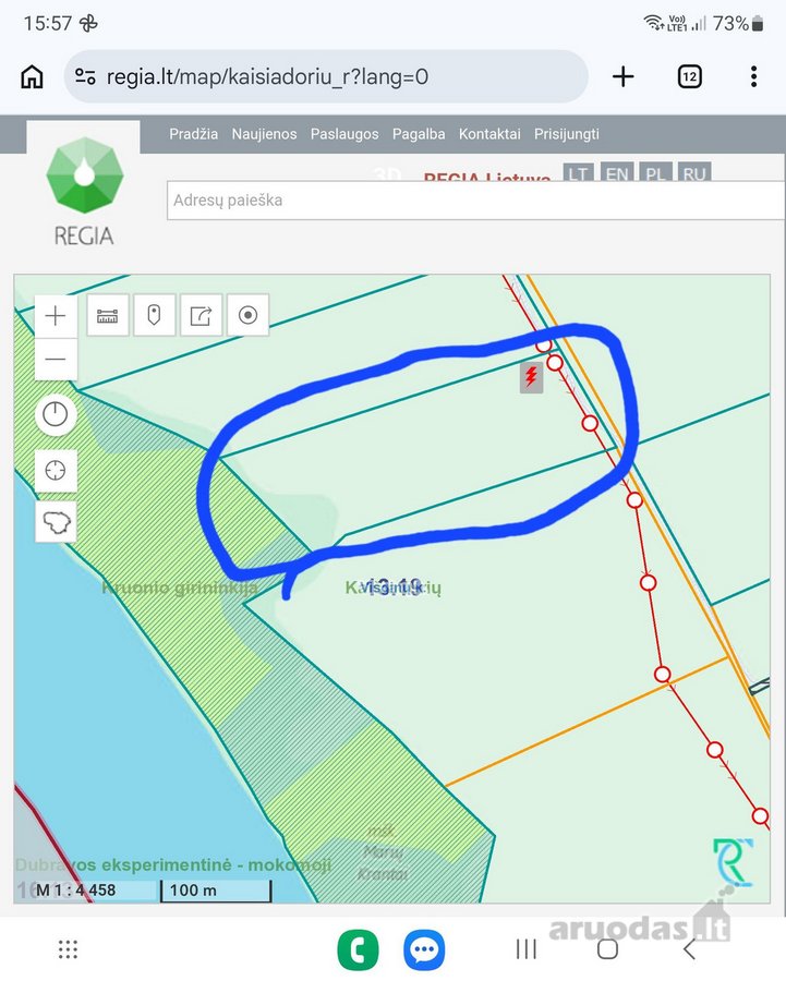 Sklypas Visginų k. , plotas 3.0 ha., iš jų 2 - nuotraukos Nr. 3