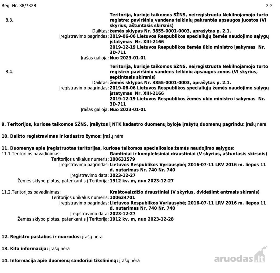 Sklypas ant pauosupės upelio kranto, yra sena - nuotraukos Nr. 12
