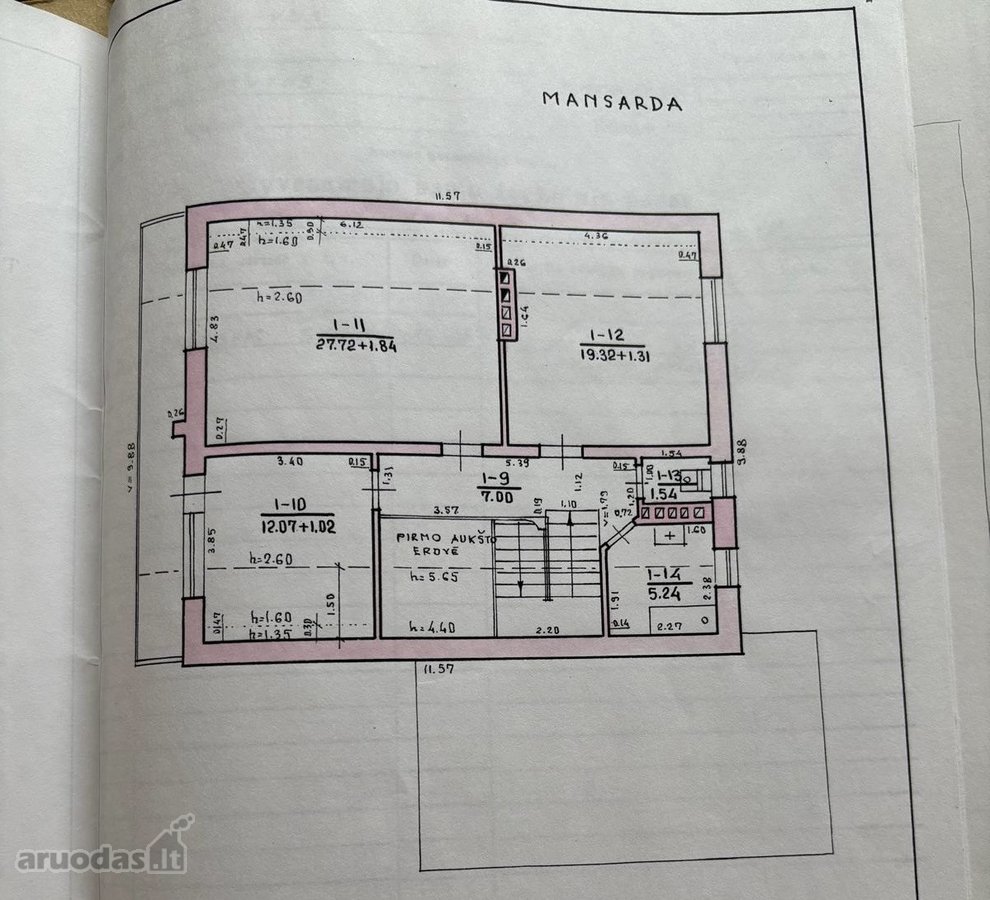 Parduodamas erdvus 2 aukštų namas Pirmame - nuotraukos Nr. 37