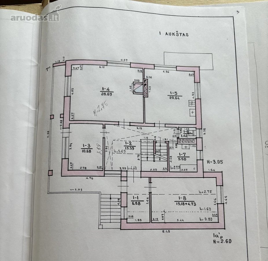 Parduodamas erdvus 2 aukštų namas Pirmame - nuotraukos Nr. 36