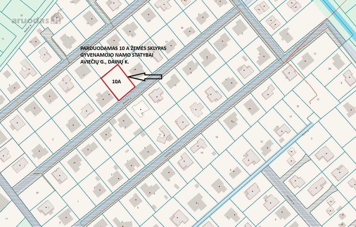 Dainų k., Aviečių g., parduodamas 10 a žemės - nuotraukos Nr. 3