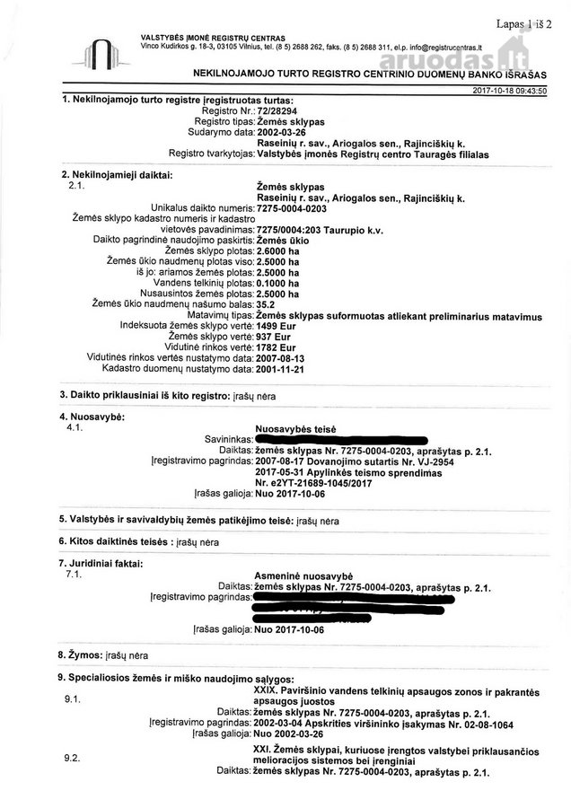 Parduodamas žemės ūkio paskirties 2.6ha - nuotraukos Nr. 4