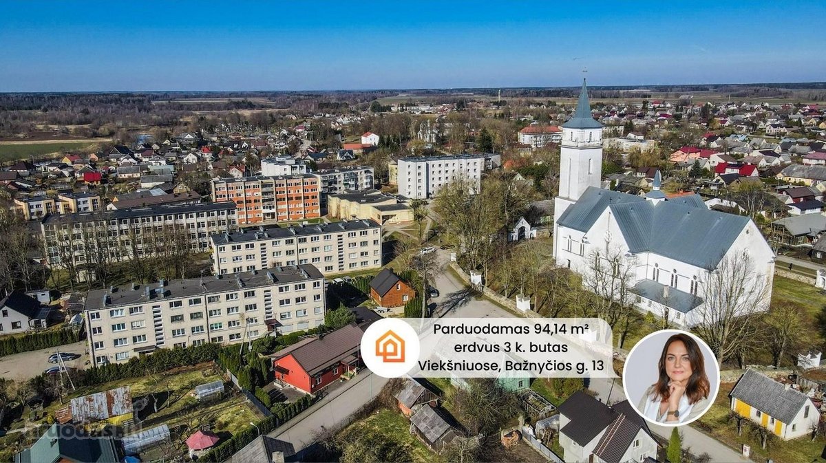 Parduodamas erdvus 3 kambarių butas Mažeikių