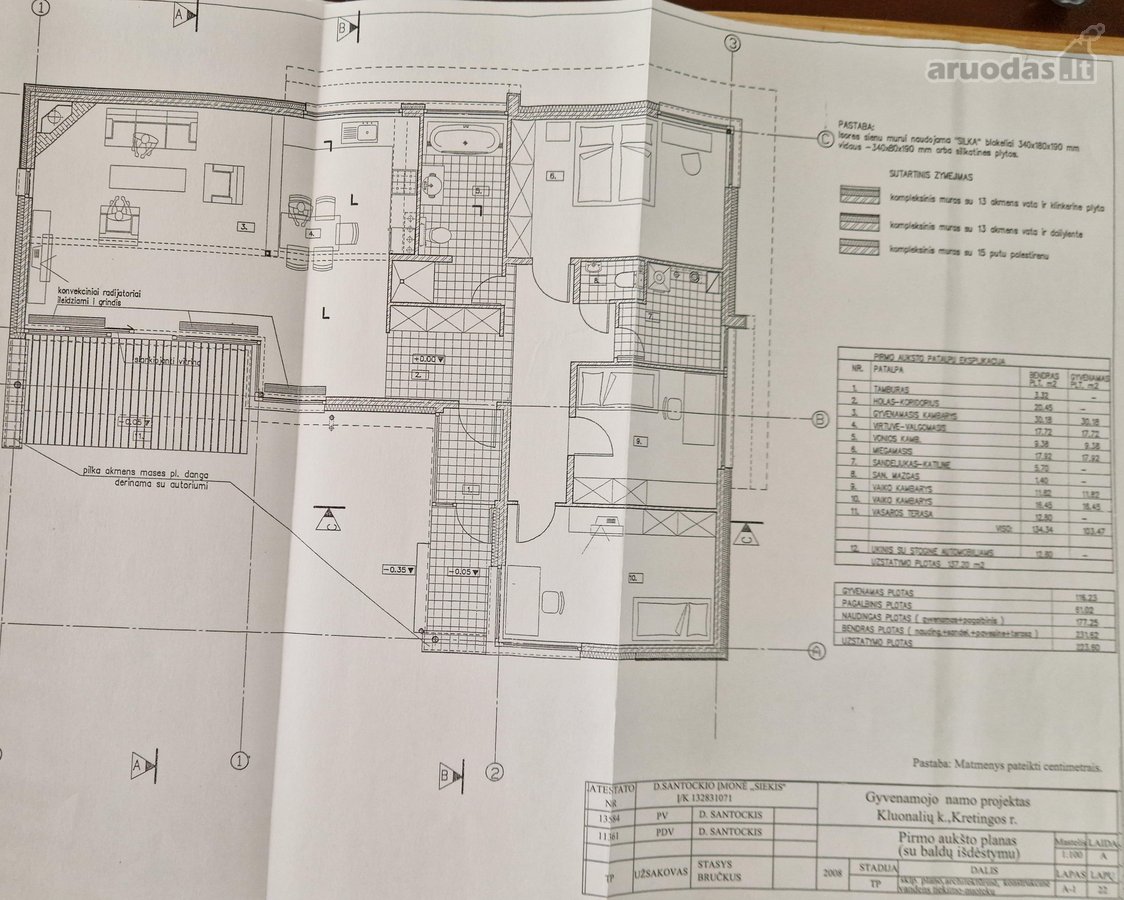 Yra pastatyti ir įregistruoti namo pamatai. - nuotraukos Nr. 2