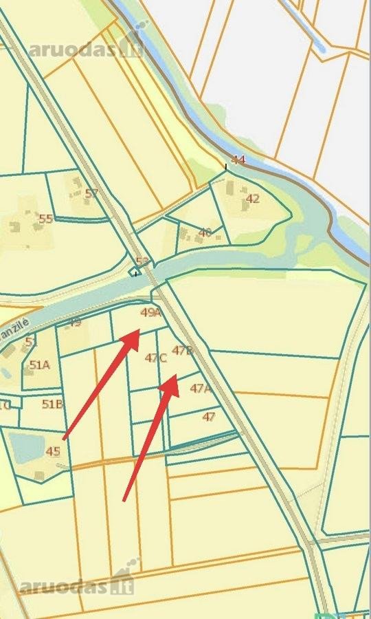 Šalia Sanžilės upės parduodamas sklypas