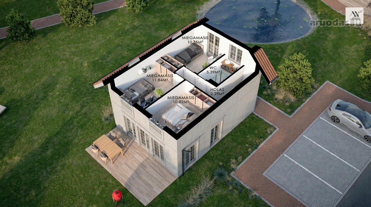 Parduodamas Namas Projekte „Karklės Jūra“ – - nuotraukos Nr. 49