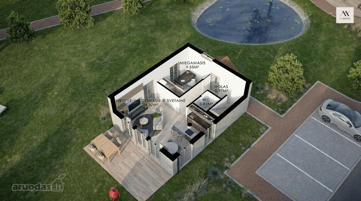 Parduodamas Namas Projekte „Karklės Jūra“ – - nuotraukos Nr. 48