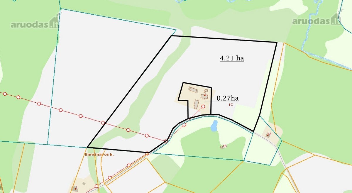 Erdvus Žemės Sklypas Su Statiniais Jūsų - nuotraukos Nr. 3