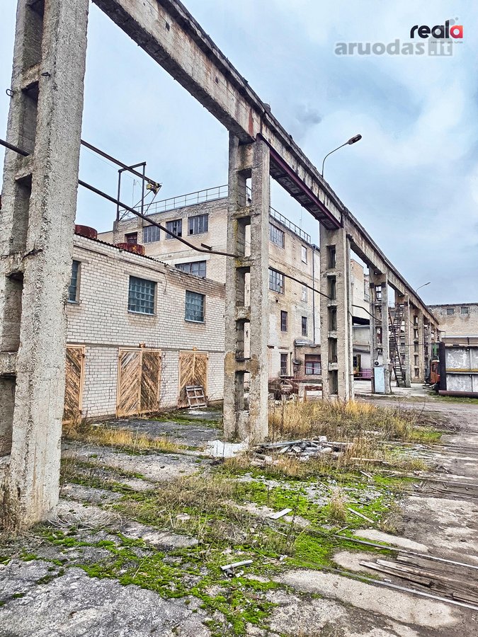Parduodama Gamybinė Bazė Su Pastatais Ir Esam