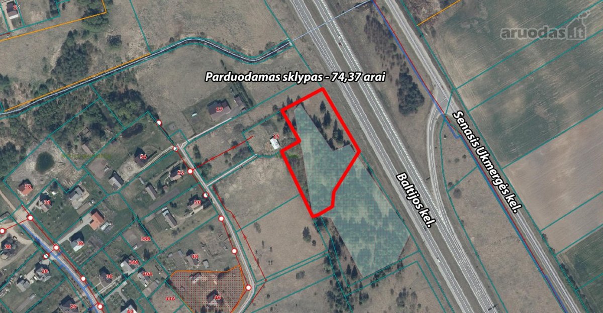 Parduodamas 74,37 A Ploto Žemės Ūkio - nuotraukos Nr. 14