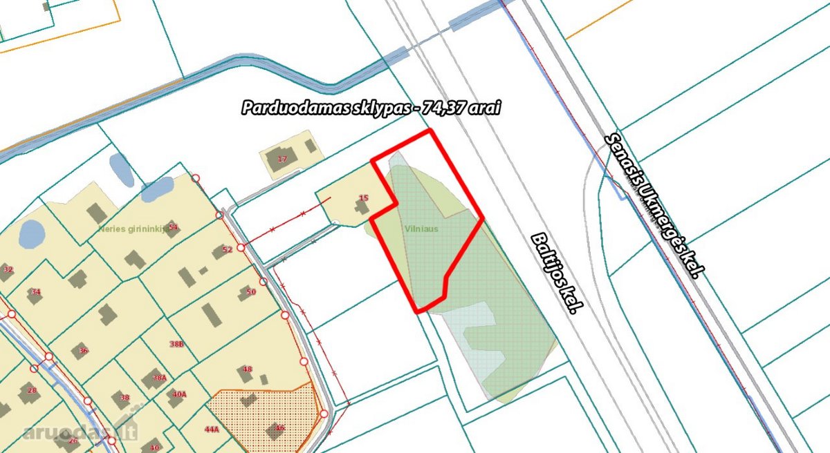 Parduodamas 74,37 A Ploto Žemės Ūkio - nuotraukos Nr. 15