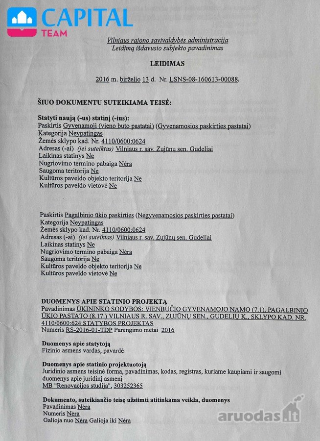 Miško Apsuptyje Parduodamas Unikalus Ir - nuotraukos Nr. 24