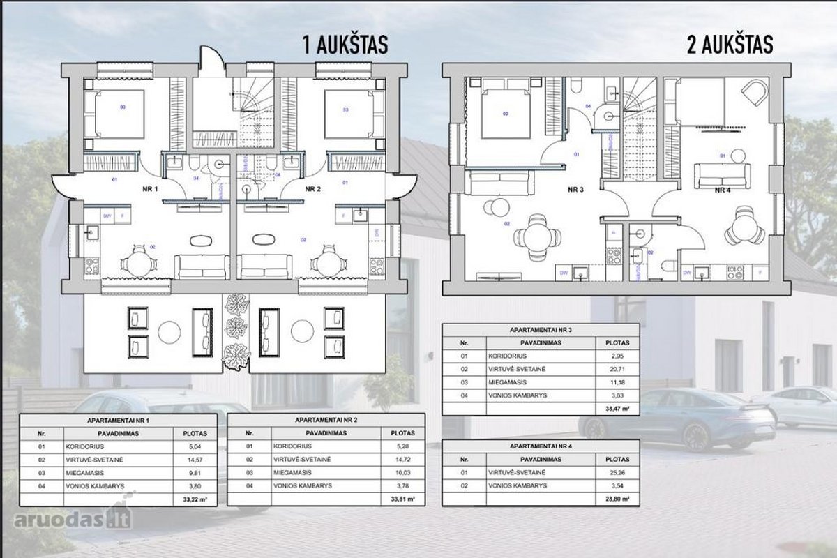 Naujas projektas Vaivorykštės g., Kunigiškėse - nuotraukos Nr. 6