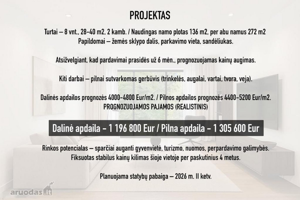 Naujas projektas Vaivorykštės g., Kunigiškėse - nuotraukos Nr. 5