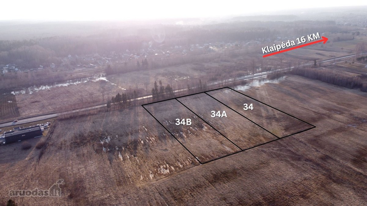 Parduodami 3 Komercinės Paskirties Sklypai