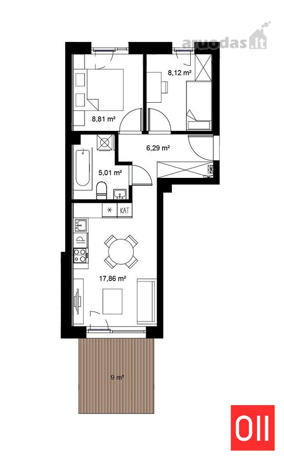 Naujas 30 Butų Projektas Pilaitėje – - nuotraukos Nr. 27
