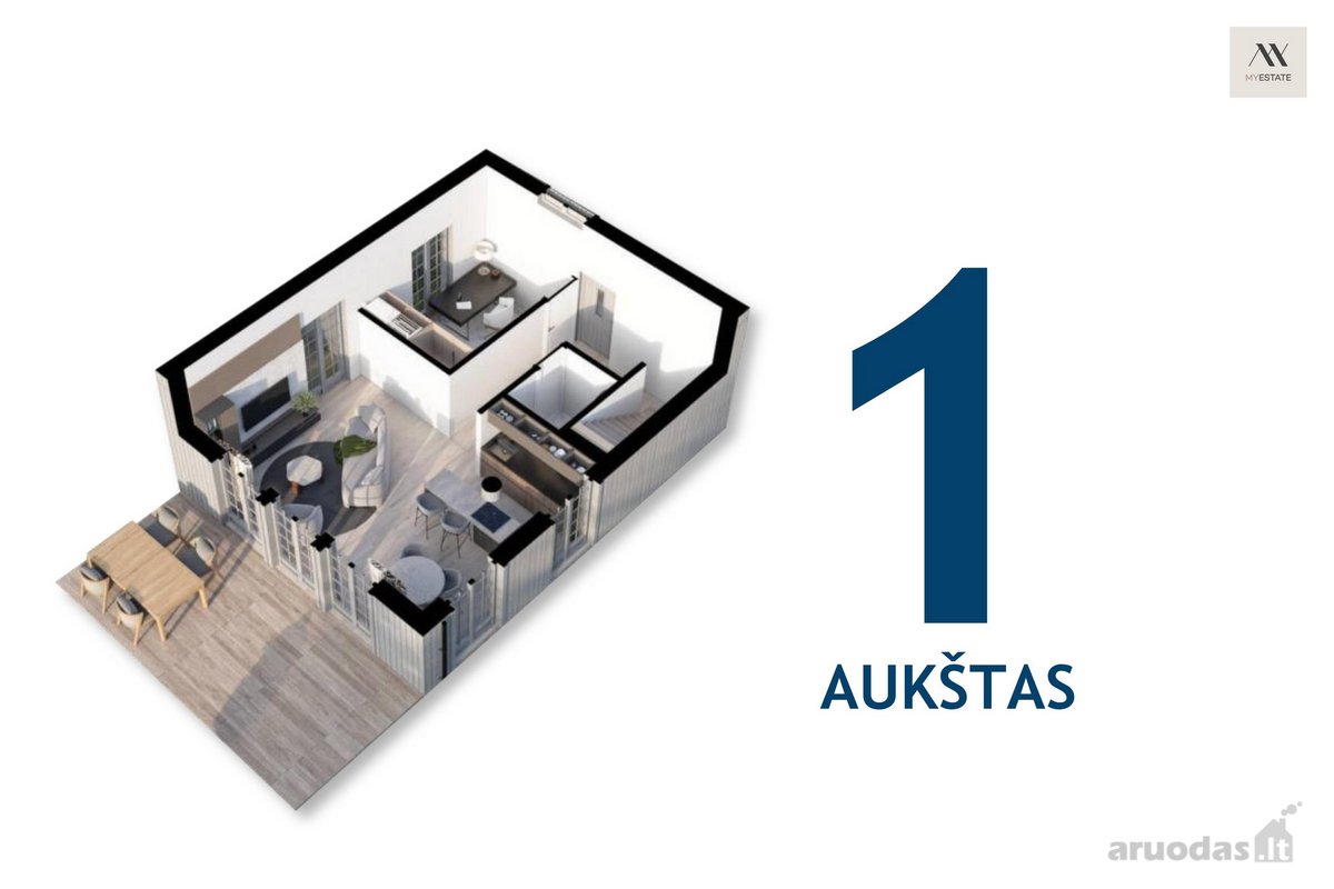 Parduodamas Namas Projekte „Karklės Jūra“ – - nuotraukos Nr. 16