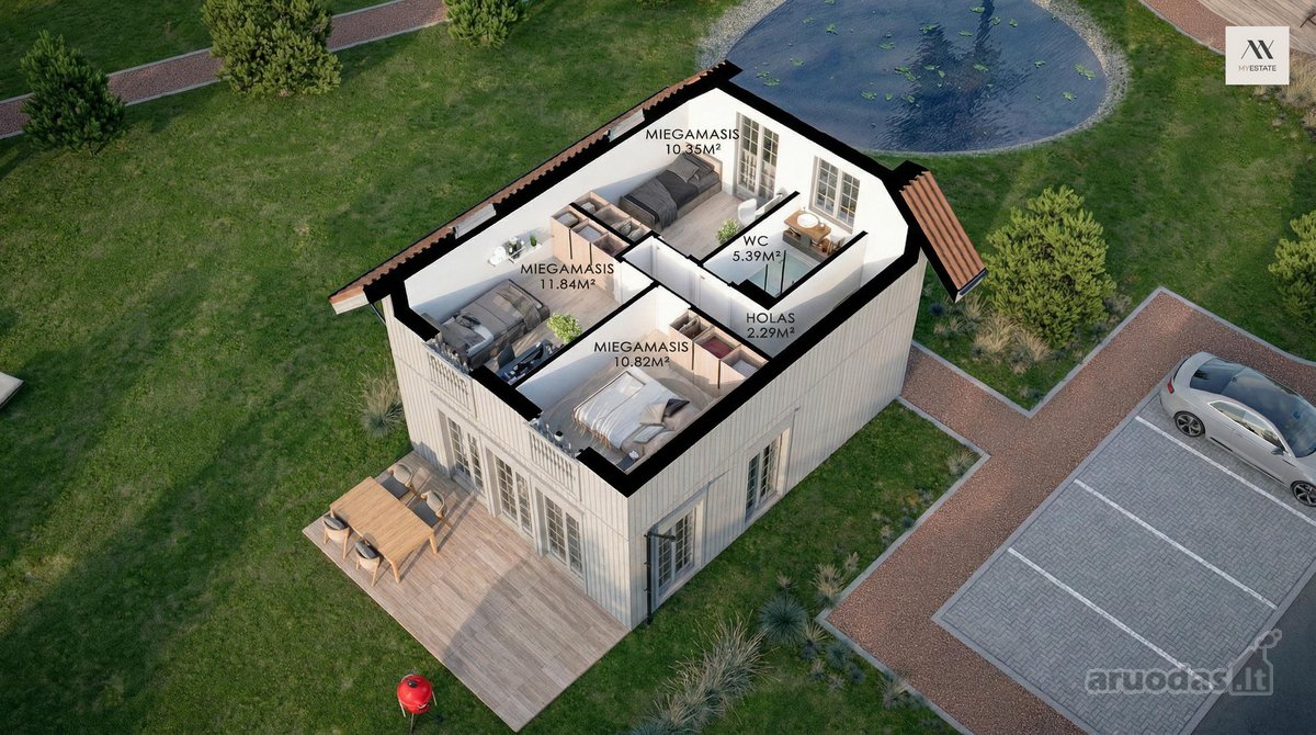 Parduodamas Namas Projekte „Karklės Jūra“ – - nuotraukos Nr. 49