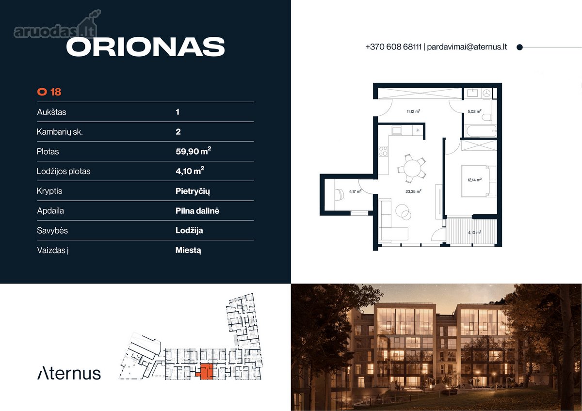 Butas Nr. 18 – šviesa, privatumas ir žaluma - nuotraukos Nr. 2
