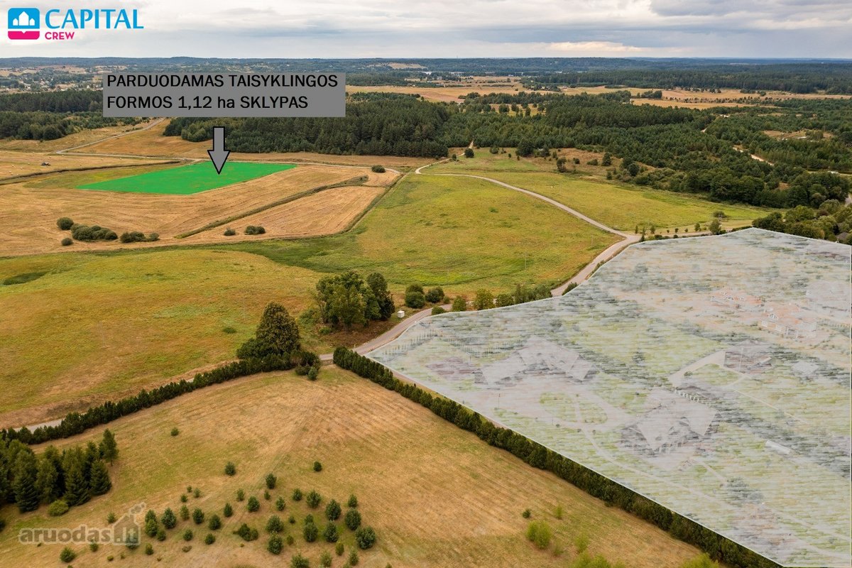 Parduodamas 1,12 Ha Žemės Ūkio Paskirties - nuotraukos Nr. 3
