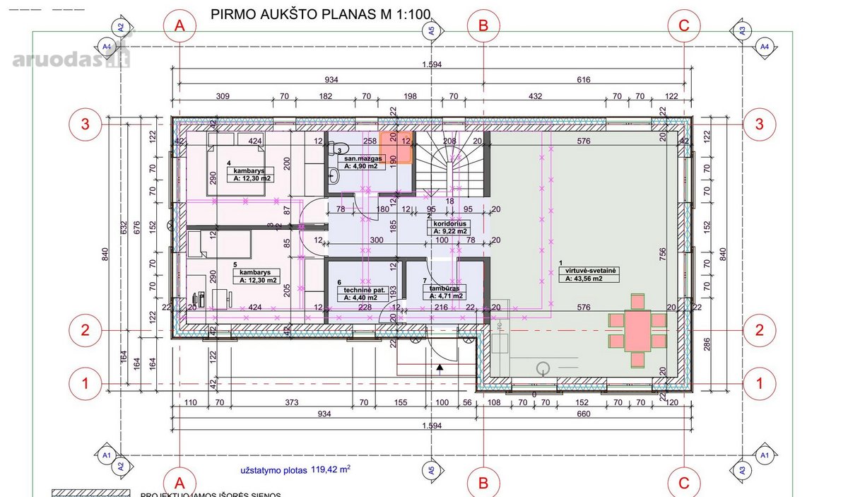 Parduodamas Vieno Aukšto, Individualus Namas