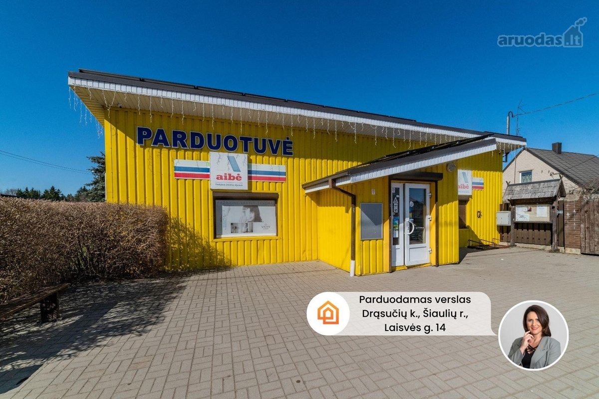 Parduodamos pilnai įrengtos prekybinės