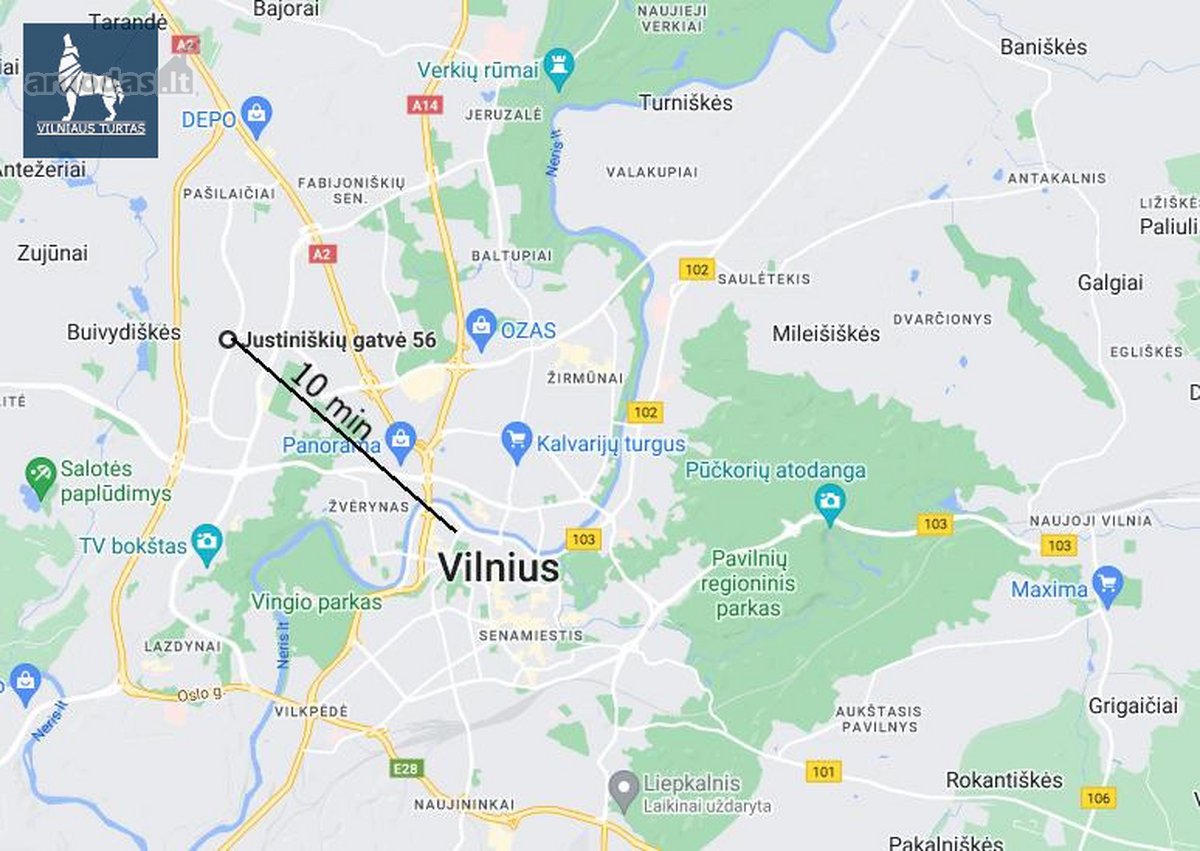 Išnuomojamas Tvarkingas 1 K. Butas Justiniškėse. - nuotraukos Nr. 14