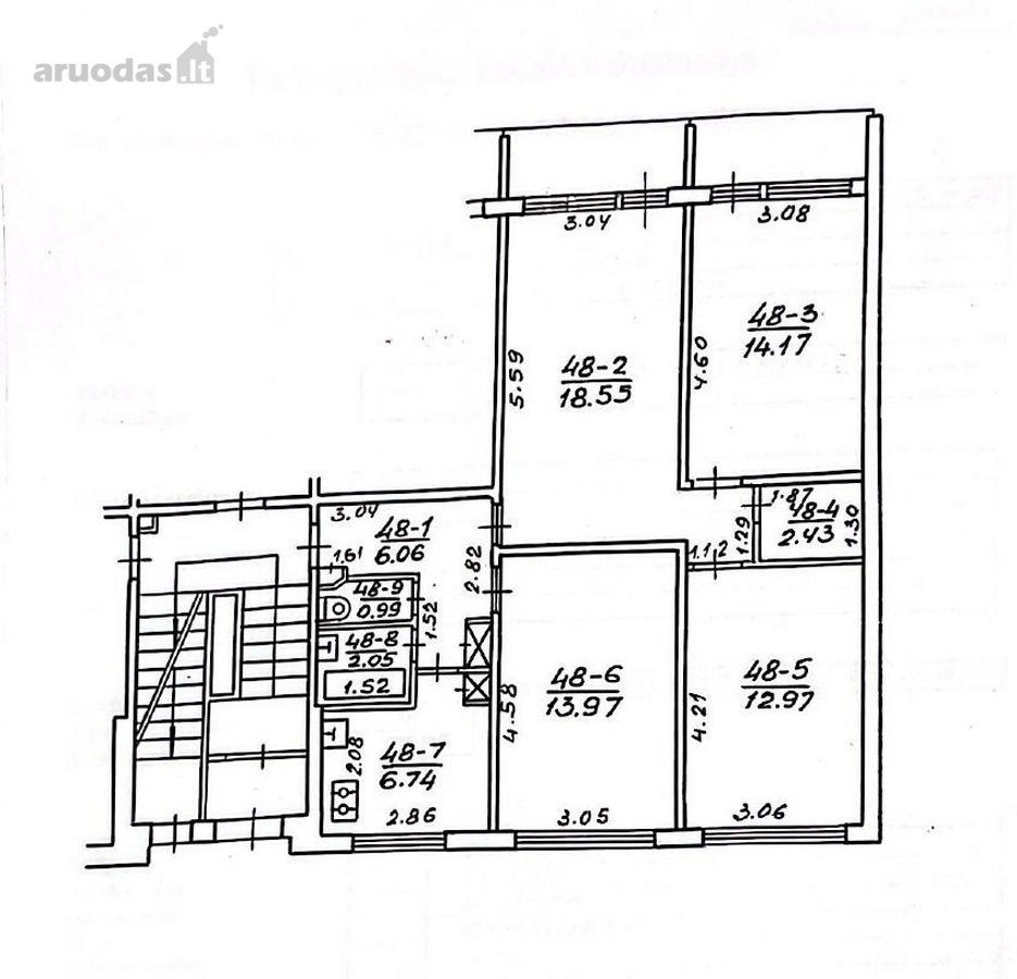 Erdvus 4 Kambarių 77,93 Kv.m Gali Tapti Jūsų