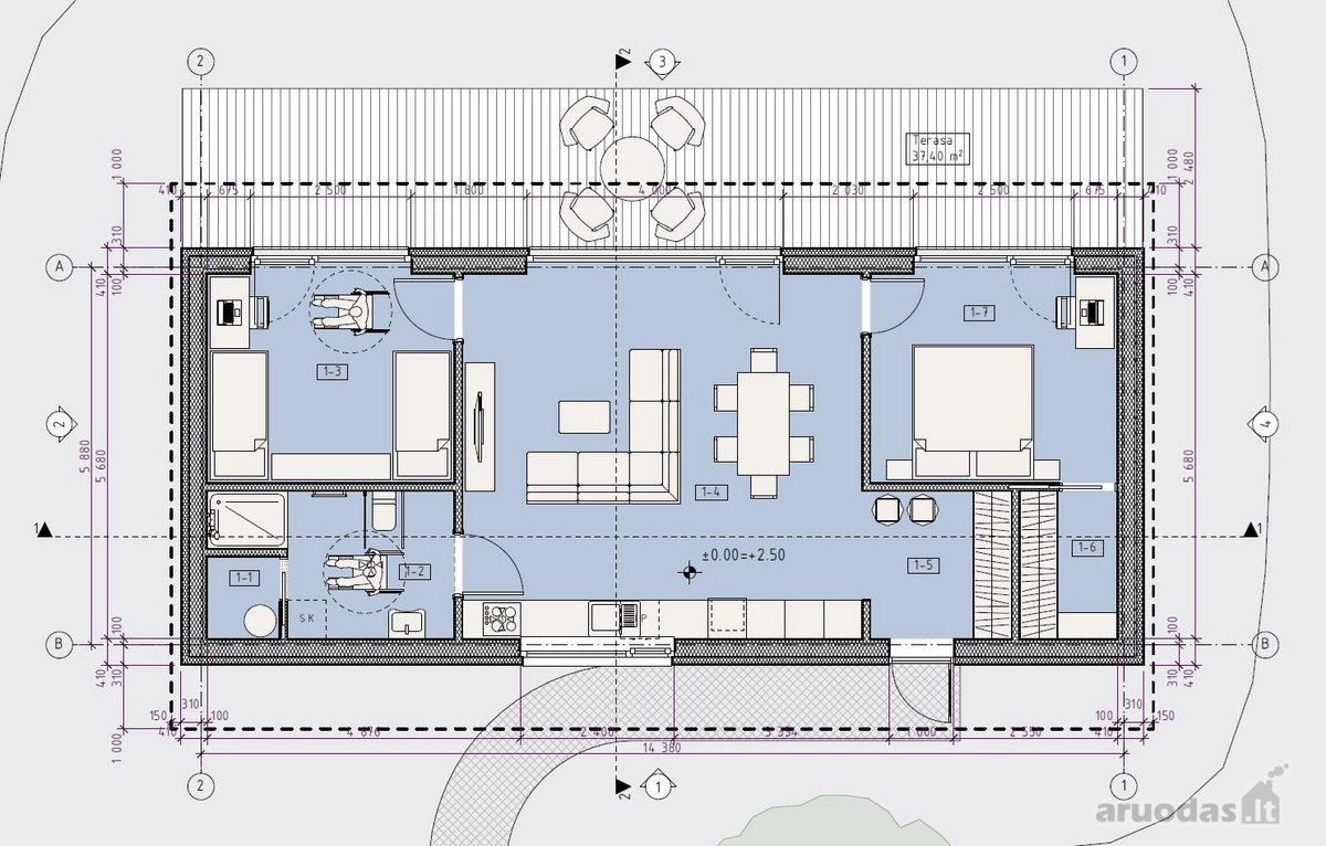 Parduodamas Ypatingai Jaukus 80m2 Namas - nuotraukos Nr. 24