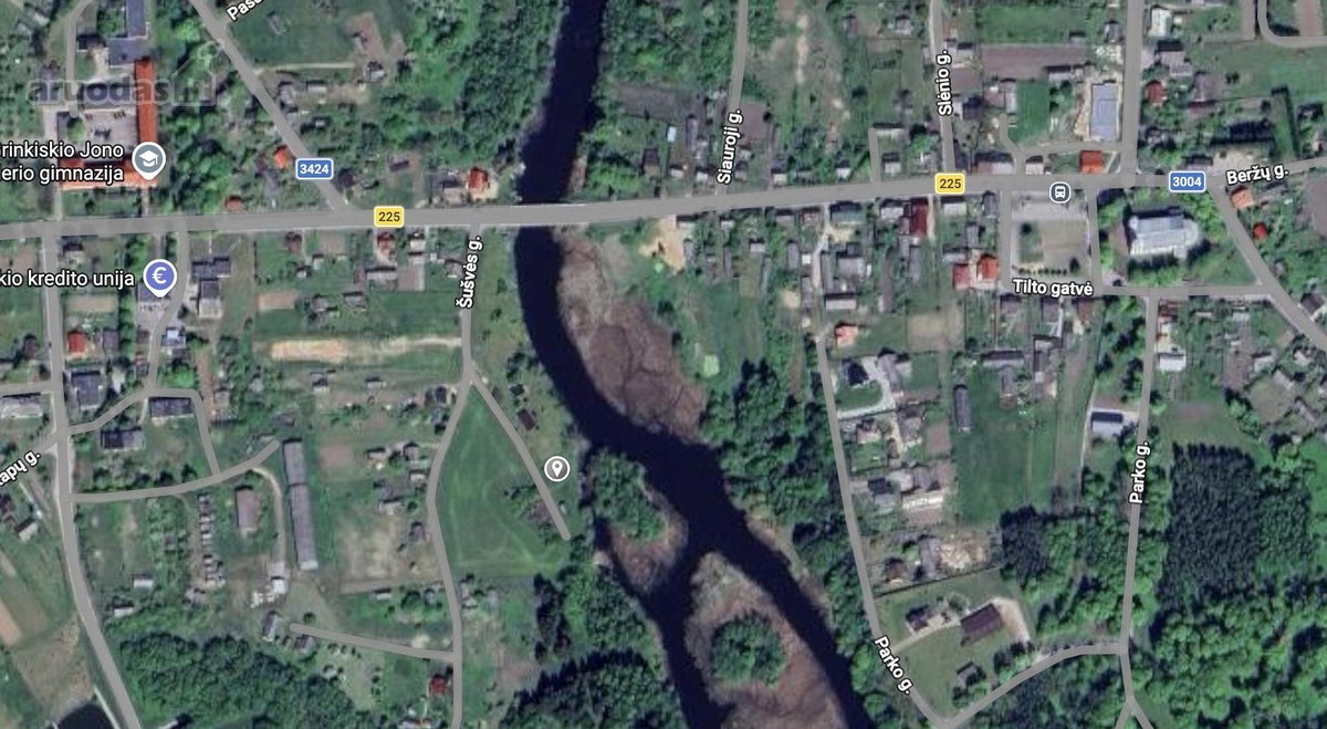 Parduodami pamatai ant upės kranto (222 kv. m