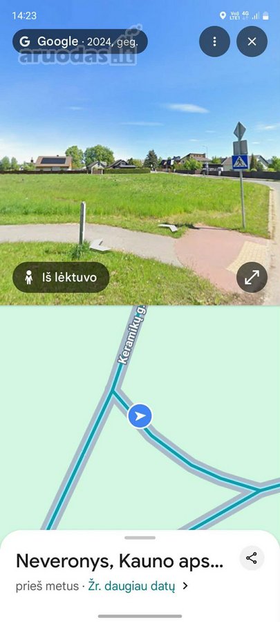 Sklypas dviejų gatvių sankirtoje,centrinėje - nuotraukos Nr. 3