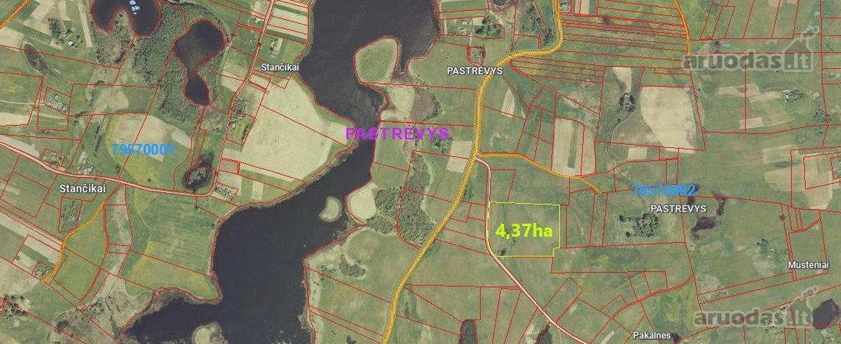 Parduodamas 4,37 ha žemės ūkio paskirties - nuotraukos Nr. 4