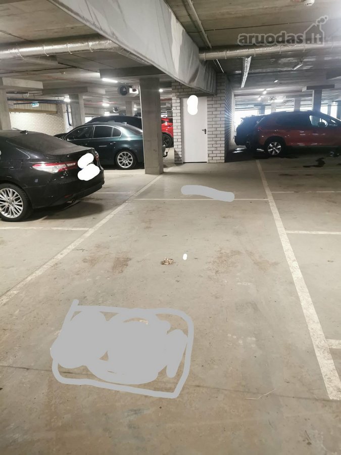 Nuomojama dviguba stovėjimo vieta požeminėje