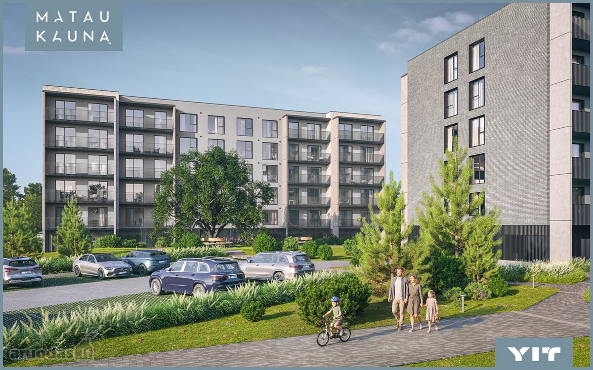 Parduodamas erdvus 3 kambarių butas su - nuotraukos Nr. 2
