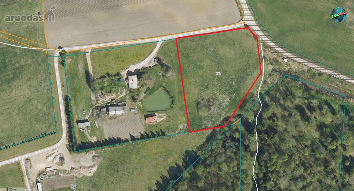 Parduodamas 70 a sklypas Telšių r., Želvaičių k.