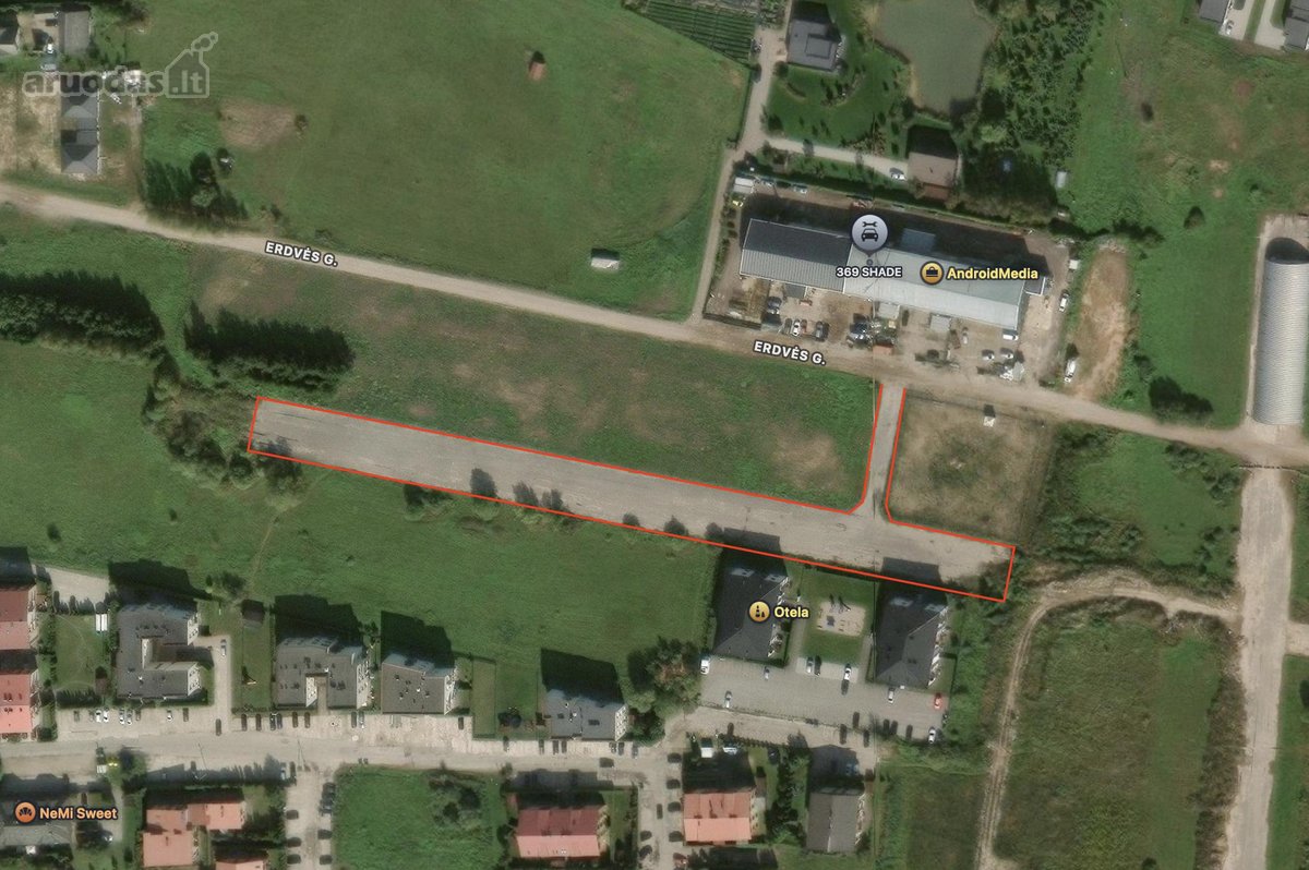 Išnuomojama komercinės paskirties asfaltuota
