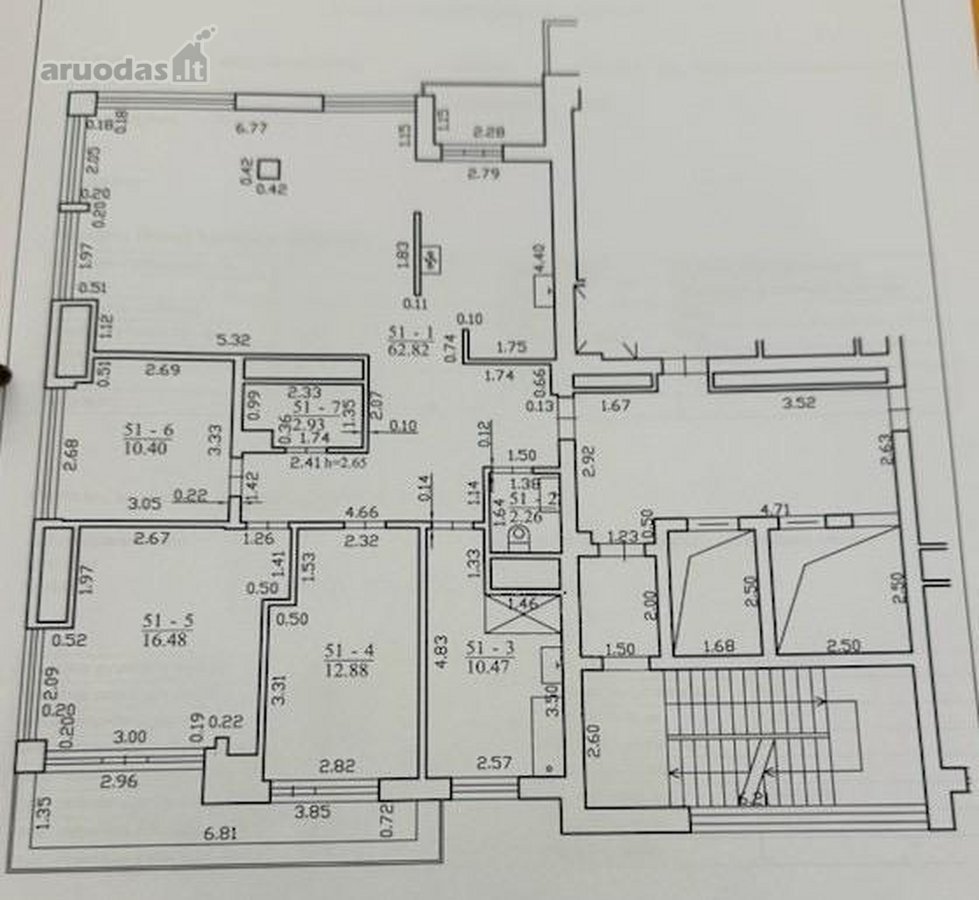 Parduodamas nestandartinis šviesus 4 kambarių - nuotraukos Nr. 34