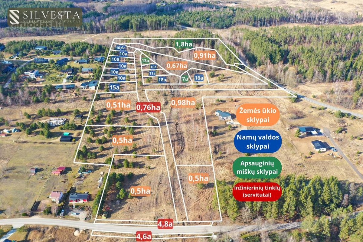 Vilniaus r. parduodamas išskirtinis 26 sklypų - nuotraukos Nr. 6