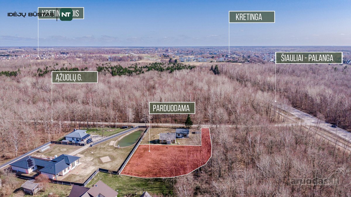 Sklypas Namo Statybai Kretingos R., Kvecių K. - nuotraukos Nr. 2
