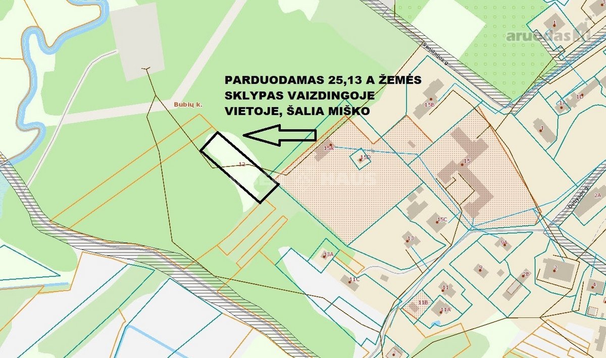 Bubiuose, Gervėnų G. 12, Miško Apsuptyje,