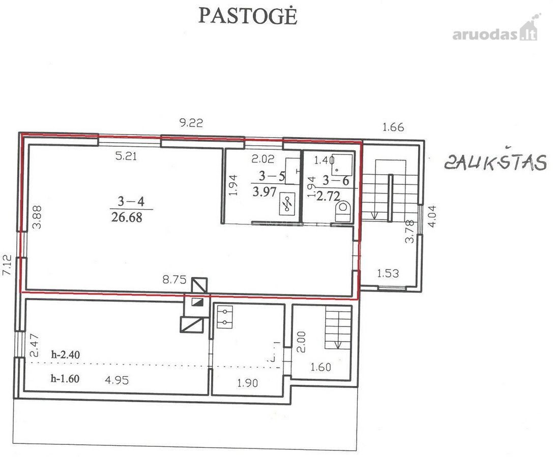 Parduodama namo dalis J.basanavičiaus g. - nuotraukos Nr. 9