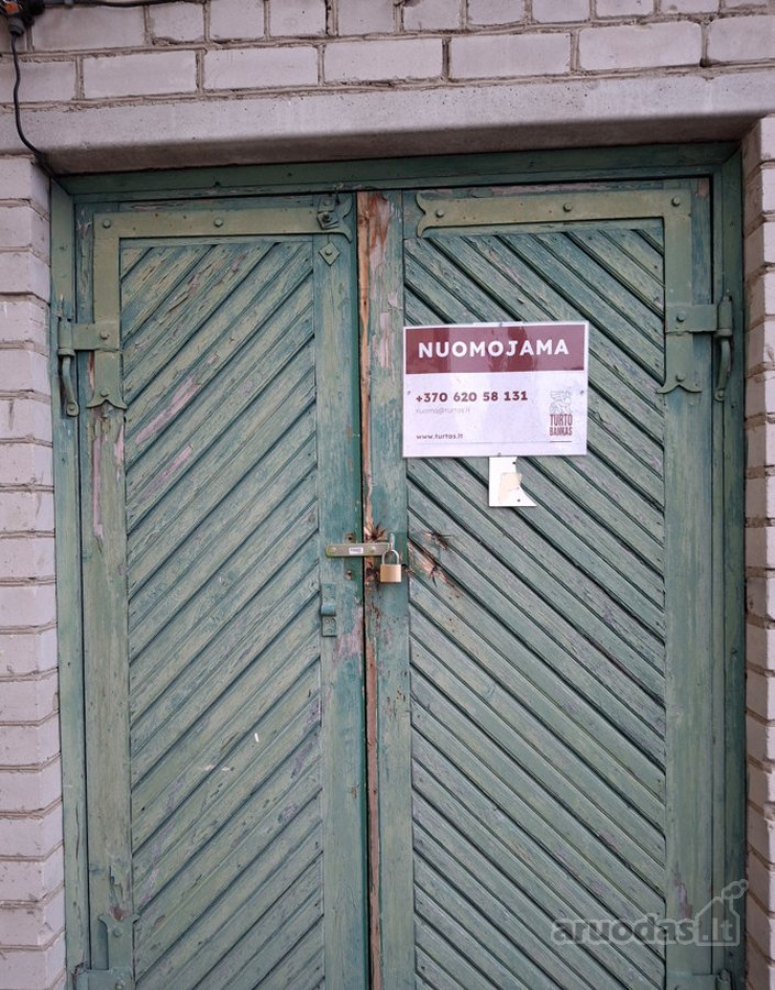 Nuomojamos garažų paskirties patalpos, viso