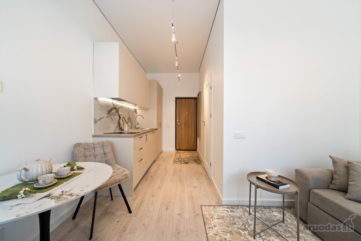 Pilnai Įrengta 17,53 M² Studija Senamiestyje - nuotraukos Nr. 2