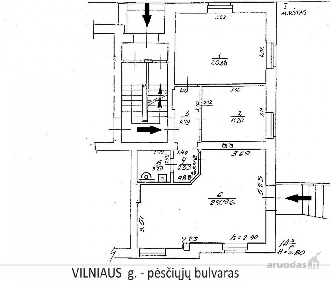 Nuomojamos 72.36 kv. m bendro ploto - nuotraukos Nr. 12