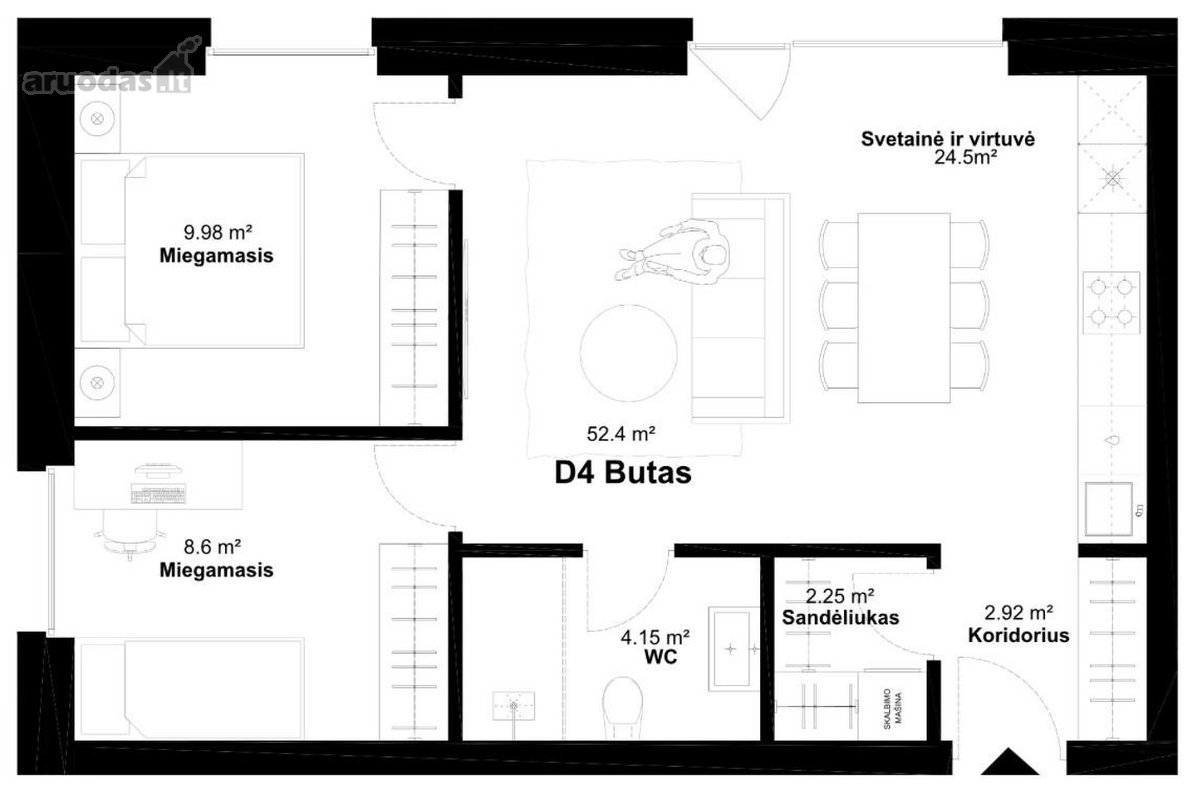 Kaja – naujas A++ daugiabučių projektas - nuotraukos Nr. 5