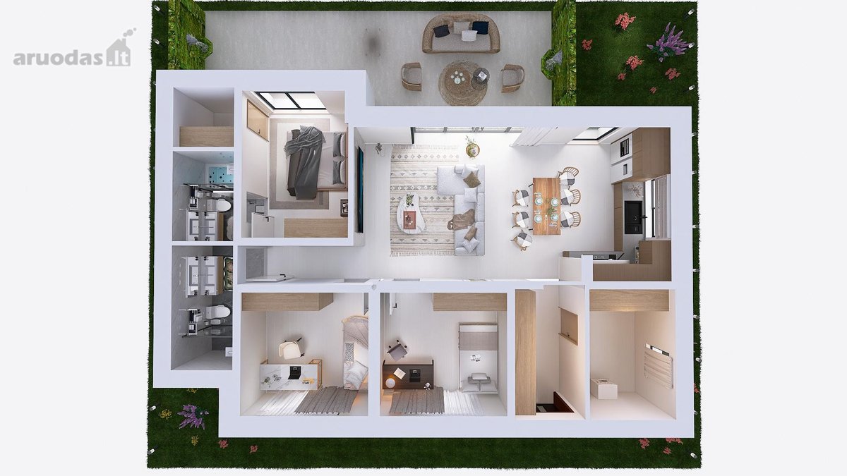 Kaina nurodyta už 111m2 ploto namą, 262 300eur. - nuotraukos Nr. 11