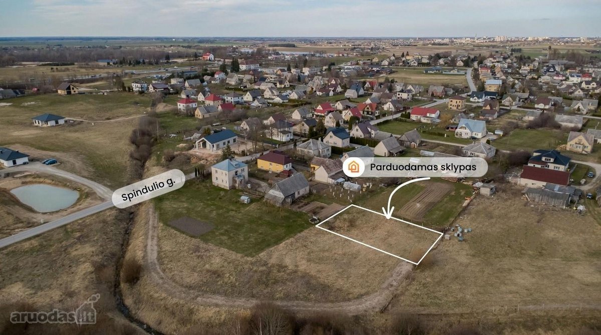 Parduodamas 6,23 arų namų valdos sklypas