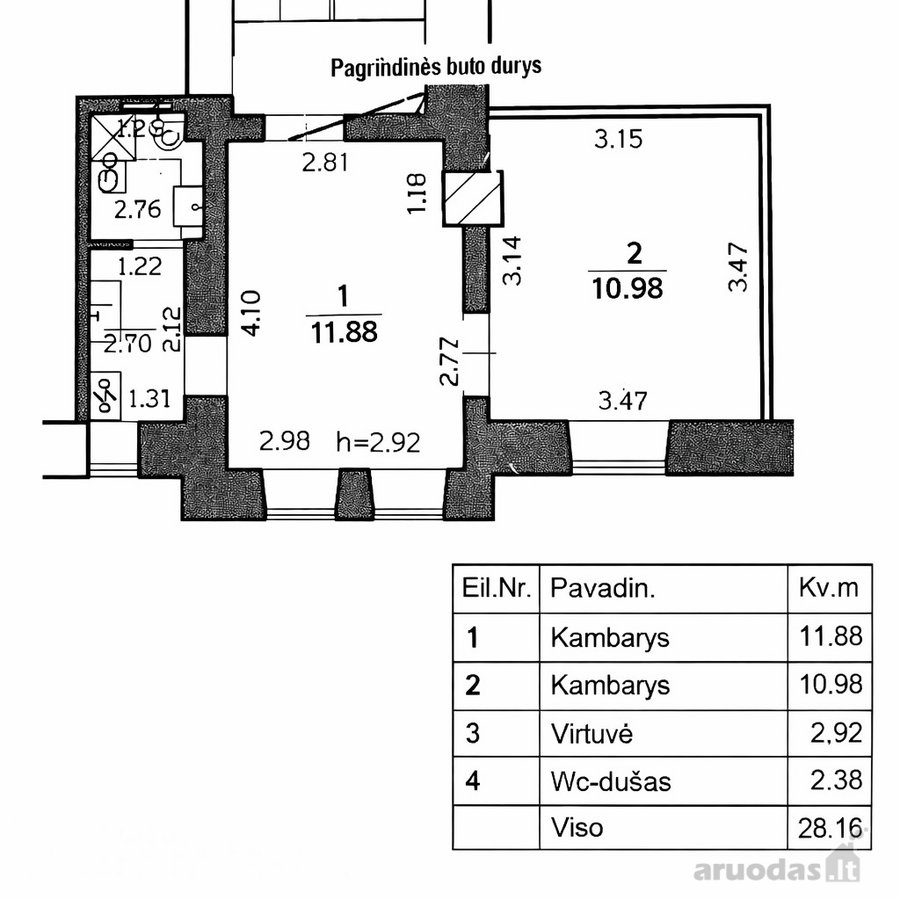 Parduodamas jaukus, kompaktiškas ir - nuotraukos Nr. 6