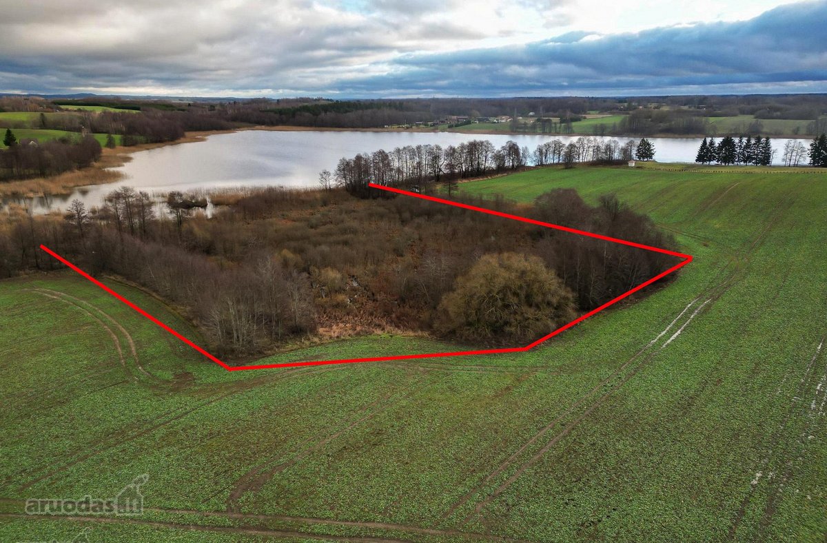 Parduodamas 1.59 Ha Žemės Ūkio Sklypas,