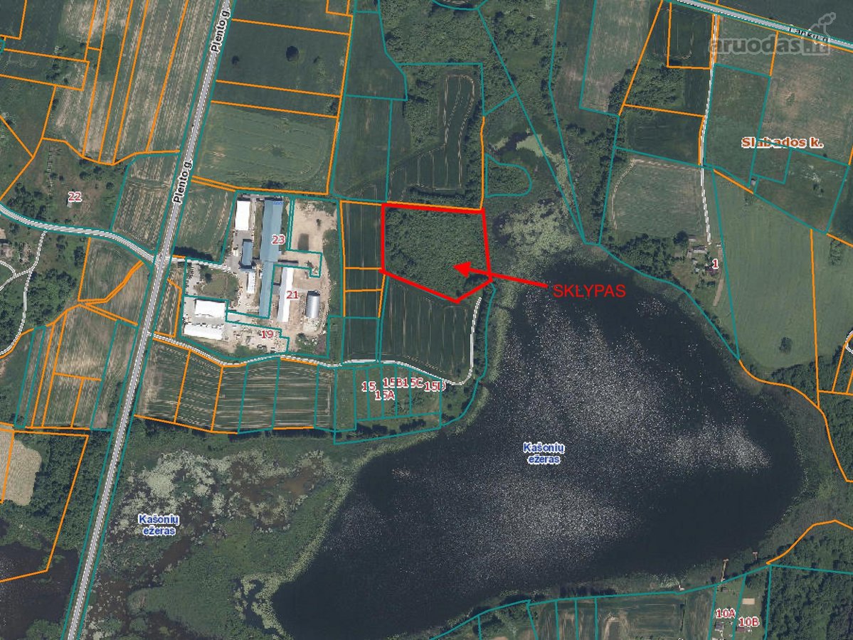 Parduodamas 1.59 Ha Žemės Ūkio Sklypas, - nuotraukos Nr. 2